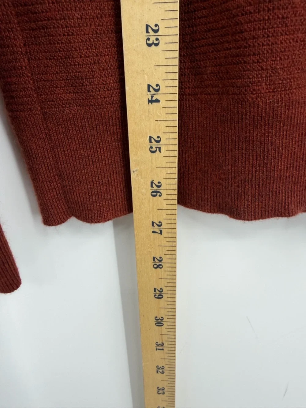 Banana‎ Republic Baruffa Merino Wool Crewneck Sweater Rust MENS sz M